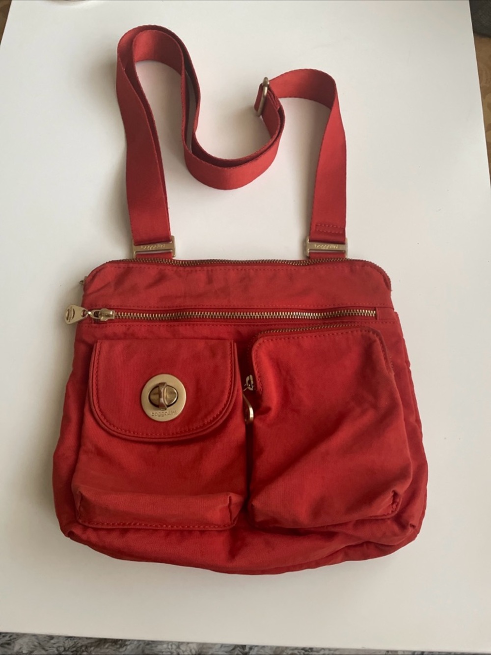 Baggallini Purse Large Crossbody Orange